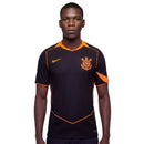 Camisa Corinthians Third 25/26 Jogador - Preta e Laranja