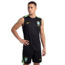 Conjunto Brasil Treino Regata 24/25  - Preto e Verde