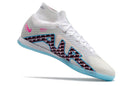 Chuteira Futsal Nike Air Zoom Mercurial Superfly 9 Elite IC Branca e Azul "Blast Pack"