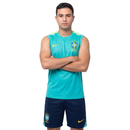 Conjunto Brasil Treino Regata 24/25  - Azul Ciano
