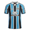 Camisa Grêmio Home 2000 Retrô azul e preta