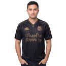 Camisa Santos Charlie Brown Jr. 2024 - Preta e Dourada - Tam: P