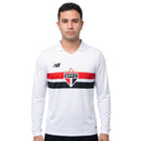 Camisa São Paulo Home 24/25 Manga Longa - Branca - Tam: P
