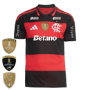 Camisa Flamengo Home 26/27 - Preta e Vermelha C/ Patrocínio