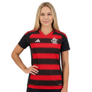 Camisa Flamengo Feminina Home 25/26 - Preta e Vermelha