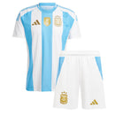 Conjunto Infantil Argentina I 2024 azul e branco