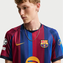 Camisa Barcelona Home 26/27 - Azul e Grená