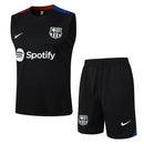 Conjunto Barcelona Treino Regata 24/25 - Preto