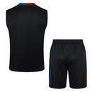 Conjunto Barcelona Treino Regata 24/25 - Preto