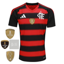 Camisa Flamengo Home 25/26 - Preta e Vermelha