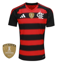 Camisa Flamengo Home 25/26 - Preta e Vermelha