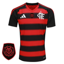 Camisa Flamengo Home 25/26 - Preta e Vermelha