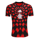 Camisa CRF Pré Jogo 25/26 - Preto e Vermelho