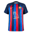 Camisa Barcelona Edição Especial Drake 22/23 - Azul e Vermelha