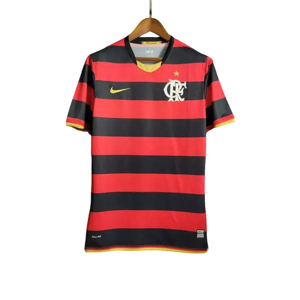 Camisa CRF Home 08/09 Retrô - Vermelha e Preta