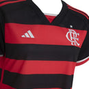 Camisa Flamengo Feminina Home 24/25 - Vermelha e Preta