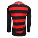 Camisa Flamengo Home 25/26 Manga Longa - Preto e Vermelho