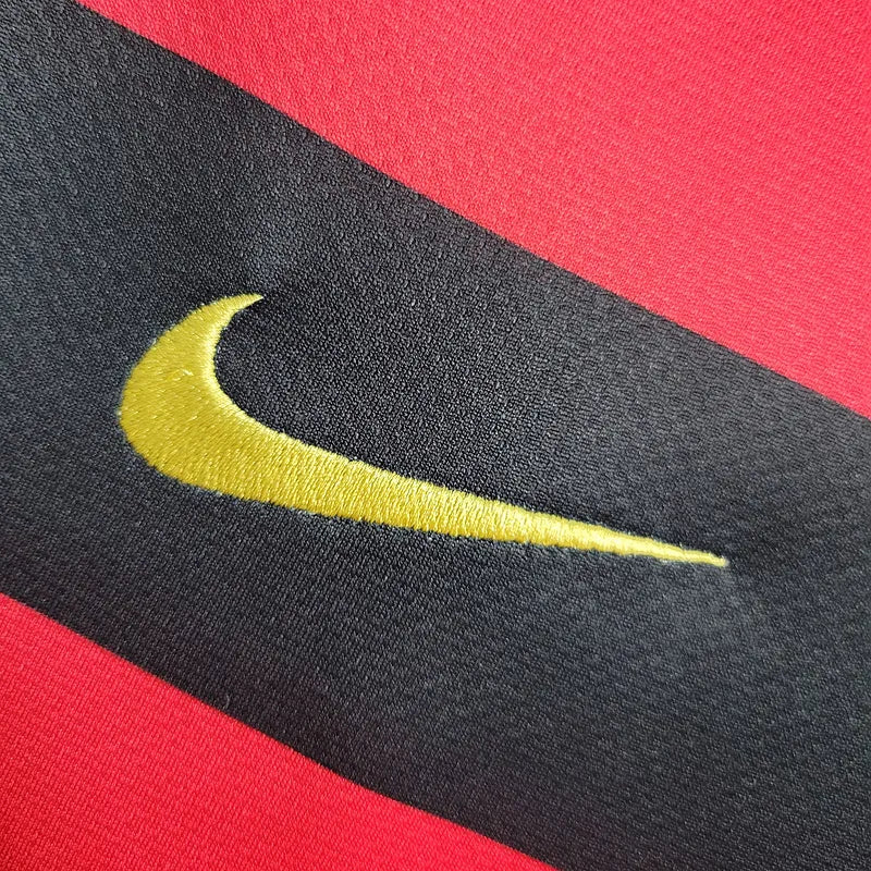 Camisa CRF Home 08/09 Retrô - Vermelha e Preta