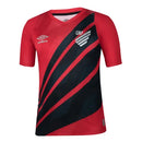 Camisa Athletico Paranaense Home 24/25 vermelha e preta