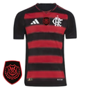 Camisa Flamengo Home 25/26 Jogador - Preta e Vermelha