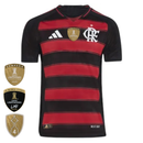 Camisa Flamengo Home 25/26 Jogador - Preta e Vermelha