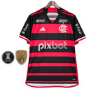 Camisa Flamengo Home 24/25 - Vermelha e Preta