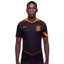 Camisa Corinthians Third 25/26 jogador preta e laranja
