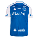 Camisa Cruzeiro Home 25/26 azul com patrocínio