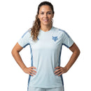 Camisa Cruzeiro feminina treino 25/26 azul turquesa