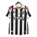 Camisa Santos Away 24/25 - Branca e Preta com Patrocínio