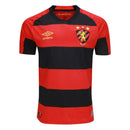 Camisa Sport Home 25/26 vermelha e preta