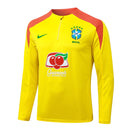 Conjunto Agasalho Treino Brasil 24/25 - Amarelo
