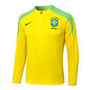 Conjunto Agasalho Treino Brasil 24/25 - Amarelo e Verde