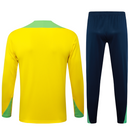 Conjunto Agasalho Treino Brasil 24/25 - Amarelo e Verde