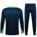 Conjunto Agasalho Treino Brasil 24/25 - Azul e Verde