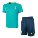Conjunto Brasil Treino 24/25  - Azul Ciano