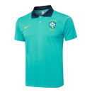 Conjunto Brasil Treino Polo 24/25  - Azul Ciano