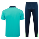 Conjunto Brasil Treino Polo 24/25  - Azul Ciano