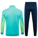 Conjunto Agasalho Treino Brasil 24/25 - Azul Ciano
