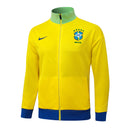 Conjunto Agasalho Treino Brasil 24/25 - Amarelo