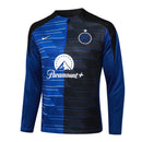 Conjunto Agasalho Treino Inter de Milão 24/25 - Azul e Preto
