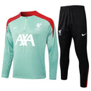 Conjunto Agasalho Treino Liverpool 24/25 - Verde Água