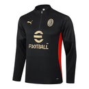 Conjunto Agasalho Treino Milan 24/25 - Preto