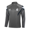 Conjunto Agasalho Treino Real Madrid 24/25 - Cinza