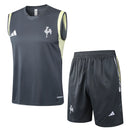 Conjunto Atlético Mineiro Comissão Técnica Regata 24/25 cinza escuro
