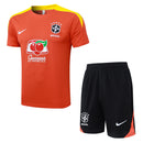 Conjunto Brasil treino 24/25 laranja