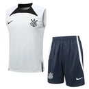Conjunto Corinthians treino regata 24/25 branco