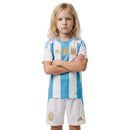 Conjunto Infantil Argentina I 2024 azul e branco