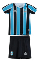 Conjunto Infantil Grêmio I 24/25 azul e preto