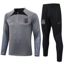Conjunto agasalho treino Corinthians 24/25 cinza